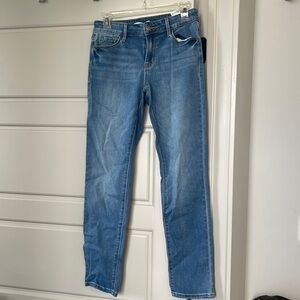 Old navy power Slim straight mid rise jeans sz 4